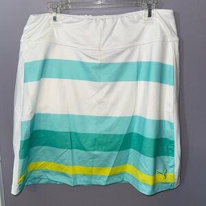 Puma White Athletic Skirt